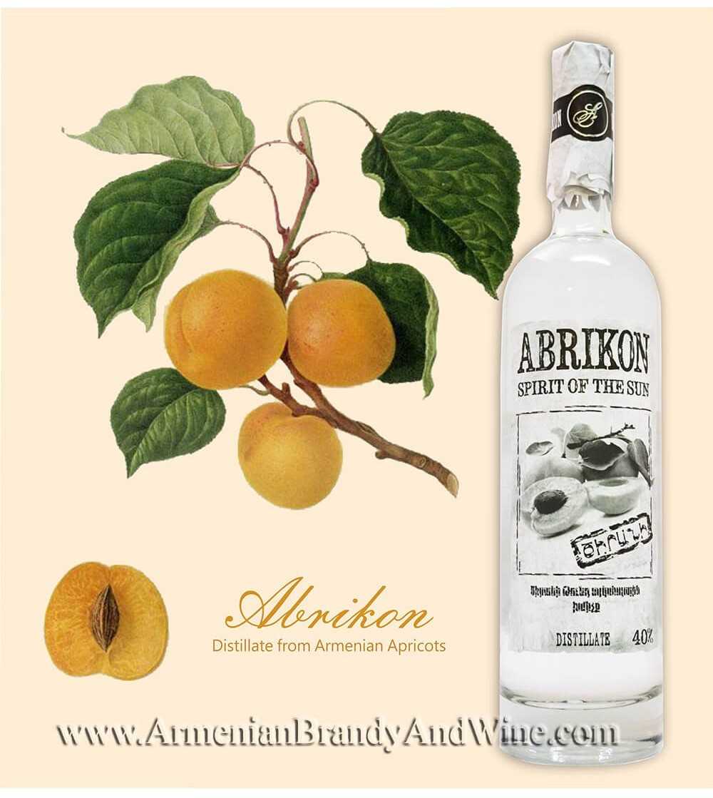 ''Abrikon'' 700ml distillat d'Abricot Nature (Eau de Vie)