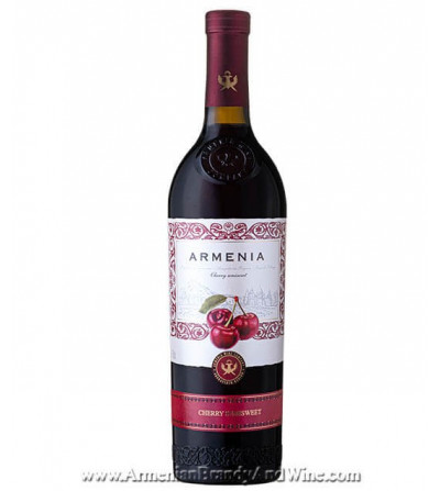 Armenia Cherry sweet wine beverage
