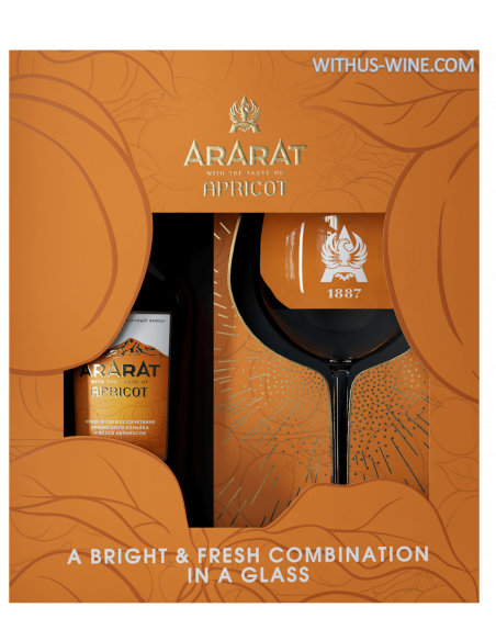 Geschenkdoos ARARAT Abrikoos Brandy 700 ml