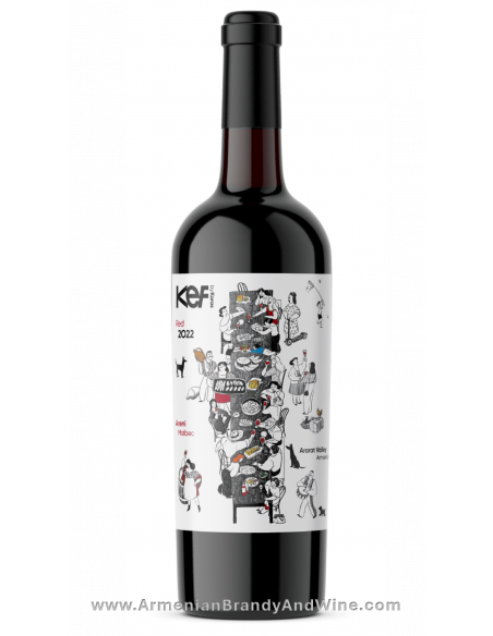 KEF by Karas vino rosso armeno