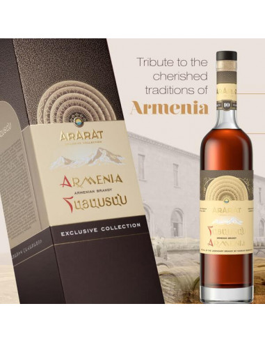 Ararat Armenia 10 ani 0,75 l Brandy...