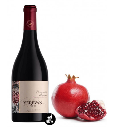 Bottle of Pomegranate Semisweet Wine from Armenia Wine