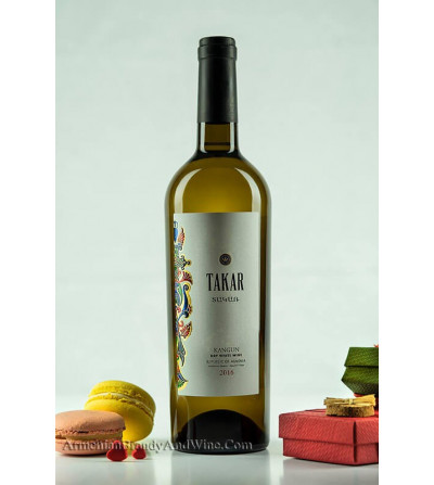 Bottle of Takar White Dry Wine from Armenia Wine