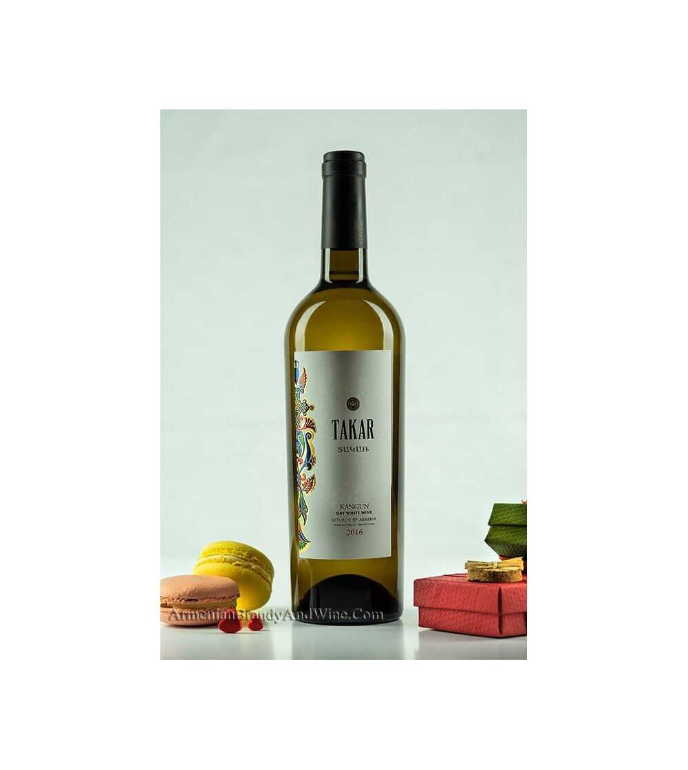 Bouteille de vin blanc sec Takar de Armenia Wine