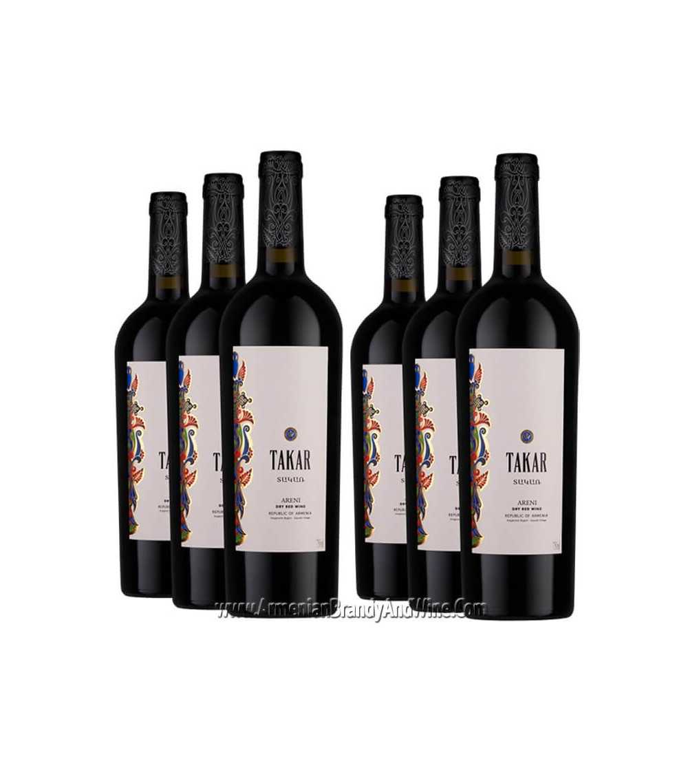 Droge Rode Takar Wijn fles van Armenia Wine
