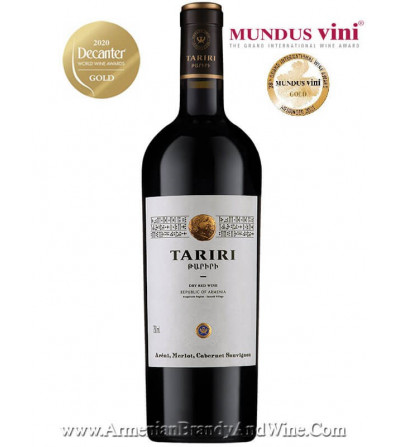 Armenia Wine Droge Rode Tariri-wijn 12.5% Alc