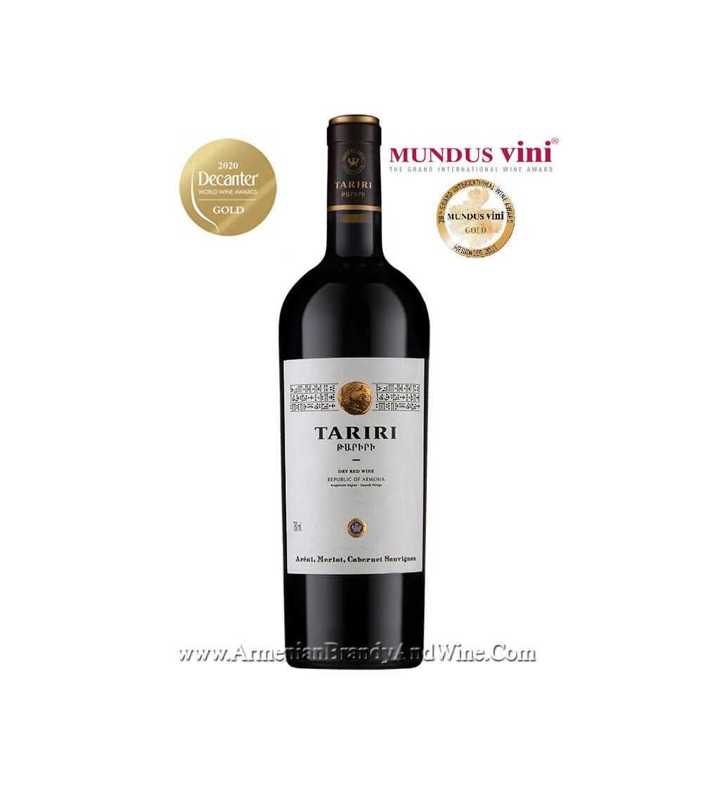 Armenia Wine Droge Rode Tariri-wijn 12.5% Alc