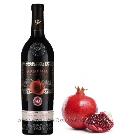 Armenia Wine Pomegranate sweet wine beverage