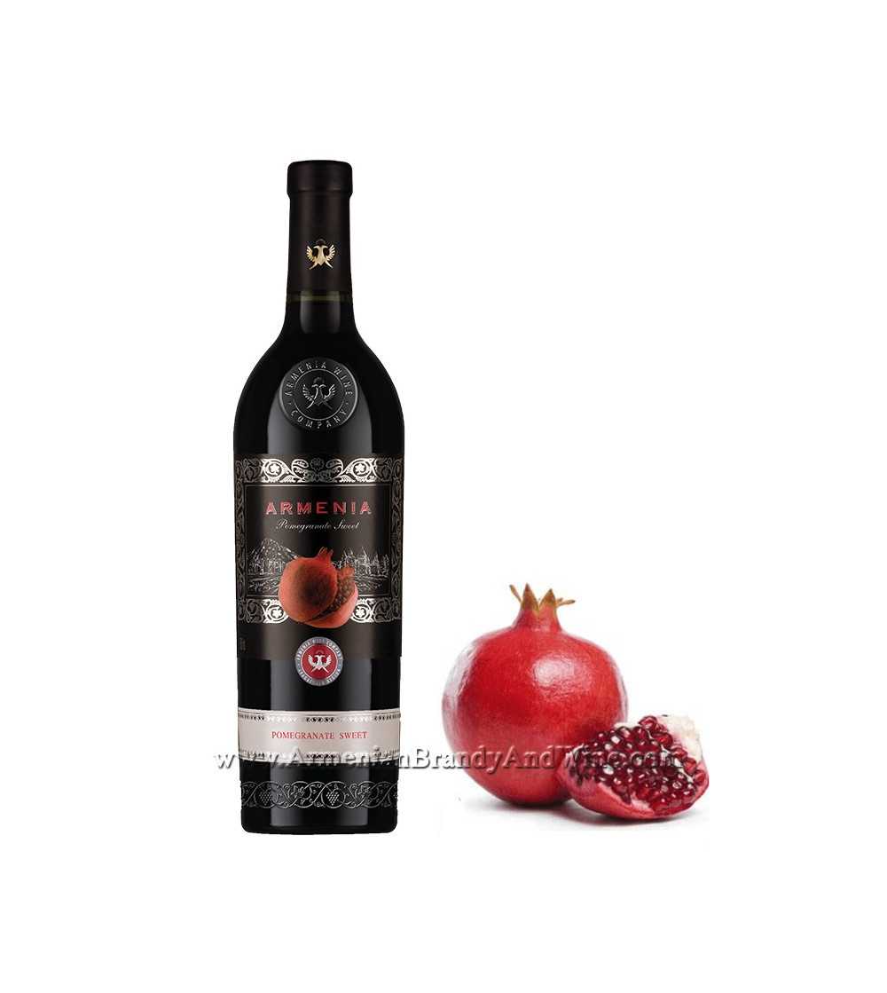 Armenia Wine Pomegranate sweet wine beverage