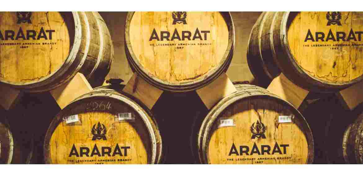 Vieillissement du brandy arménien ARARAT