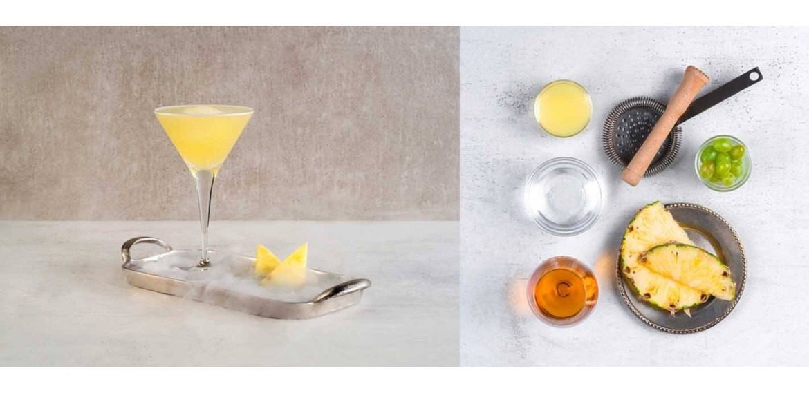 Ananas - Cocktail mit Ararat Brandy